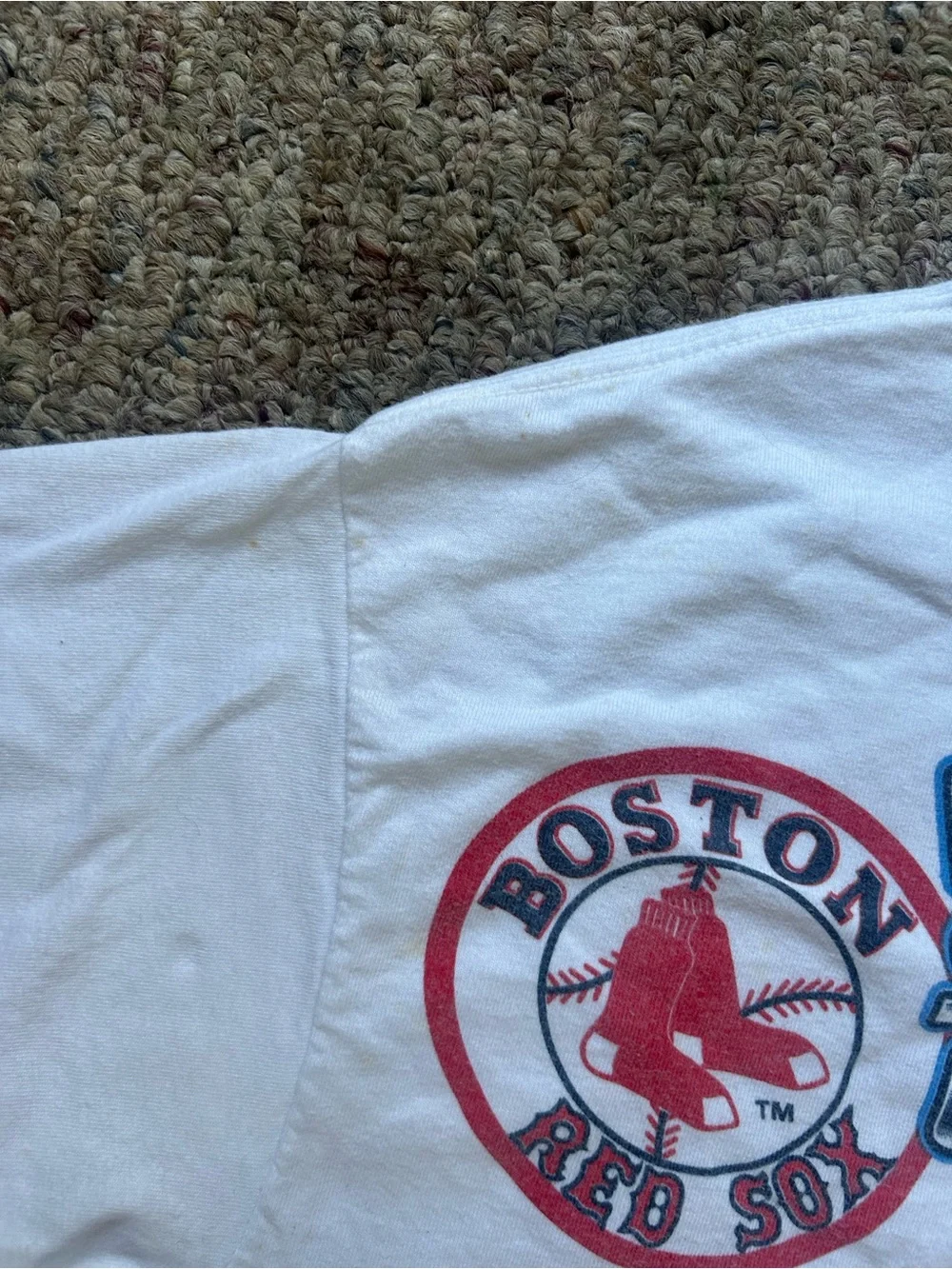 Boston Red Sox 2004 World Series Champions White Graphic Tee